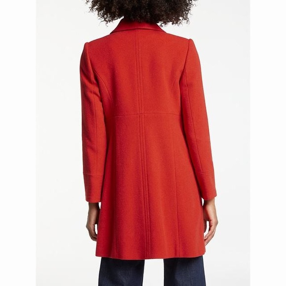 Boden Red Pea Coat for Women - Picture 3 of 5